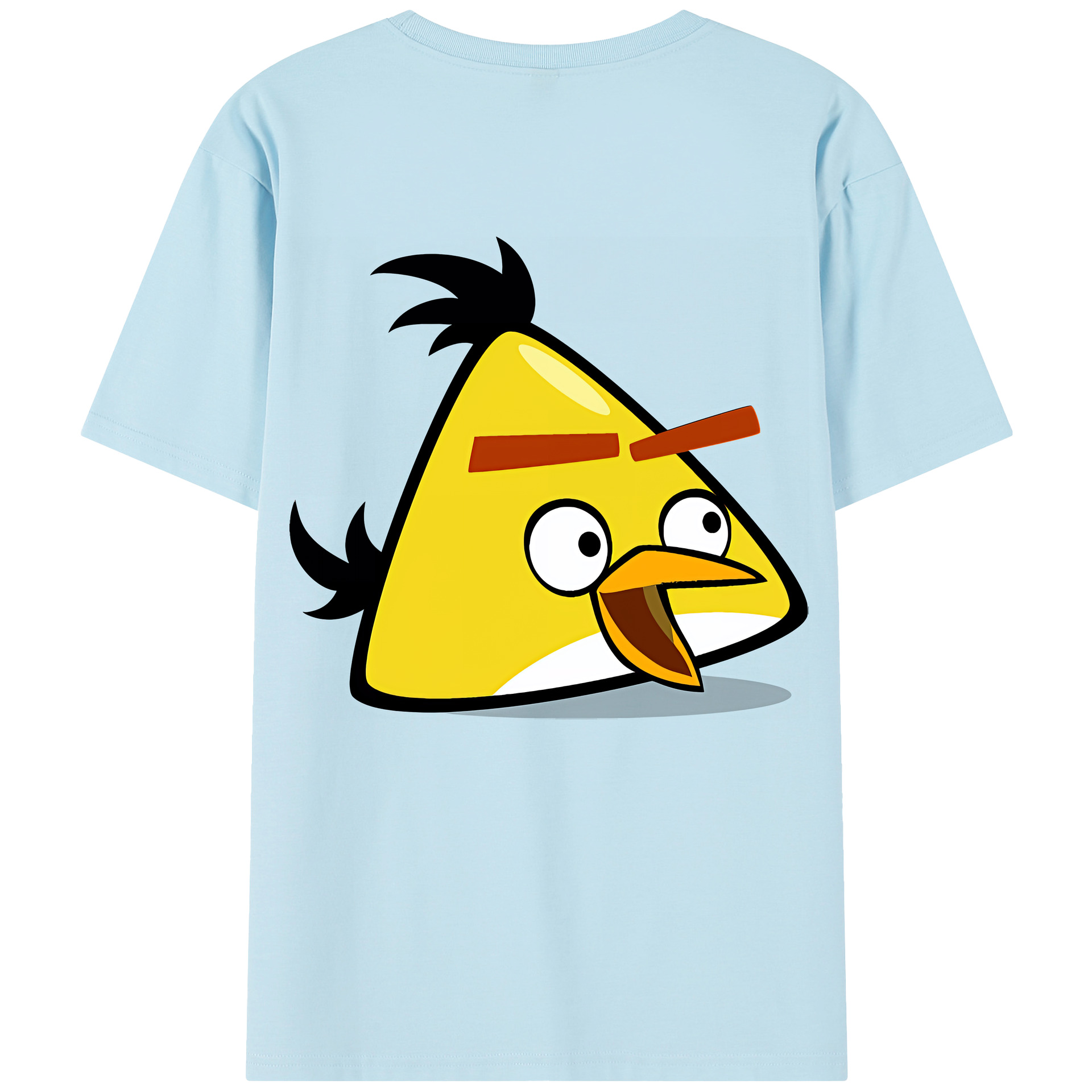 （画像用） Angry Birds アングリーバード 綿100％半袖Tシャツ（背面プリント）